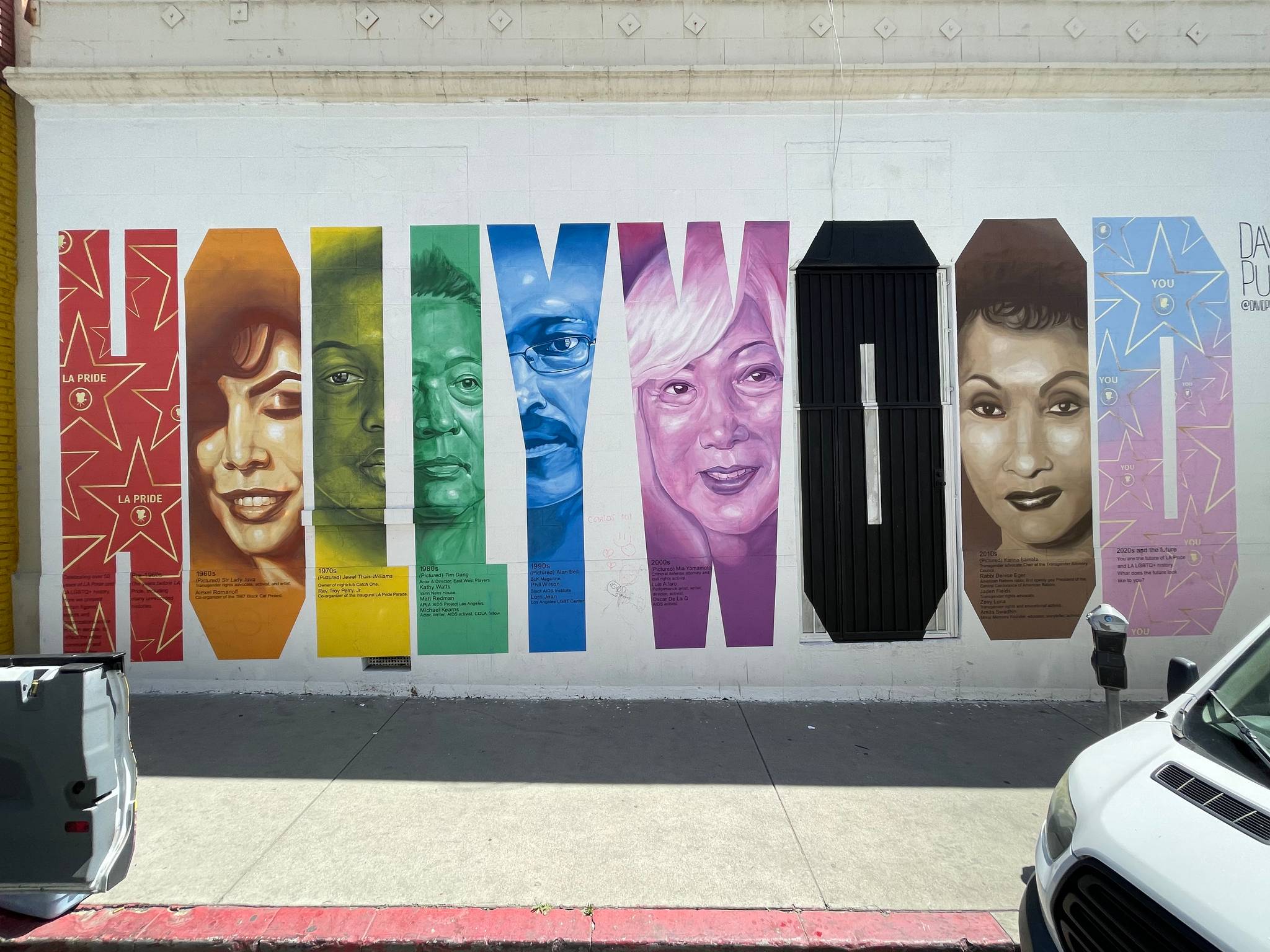 Hollywood Pride by David Puck, Anthroe - Street Art Cities