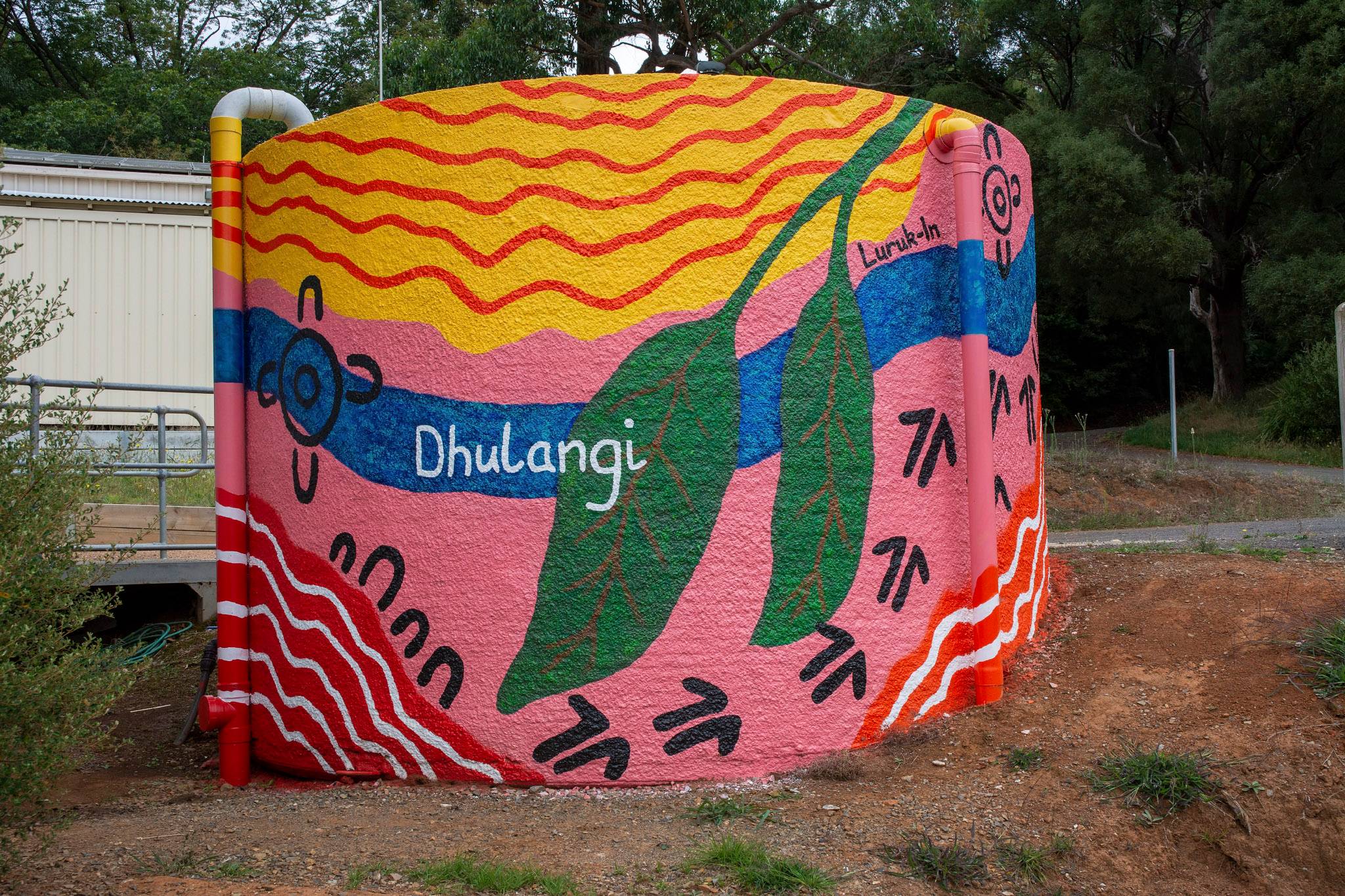 Tim Honey, Aimee McCartney&mdash;Dhulangi Taungurung Biik mural