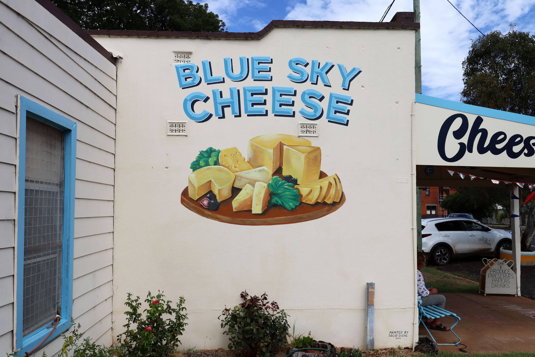 Solid Signs&mdash;Blue Sky Cheese