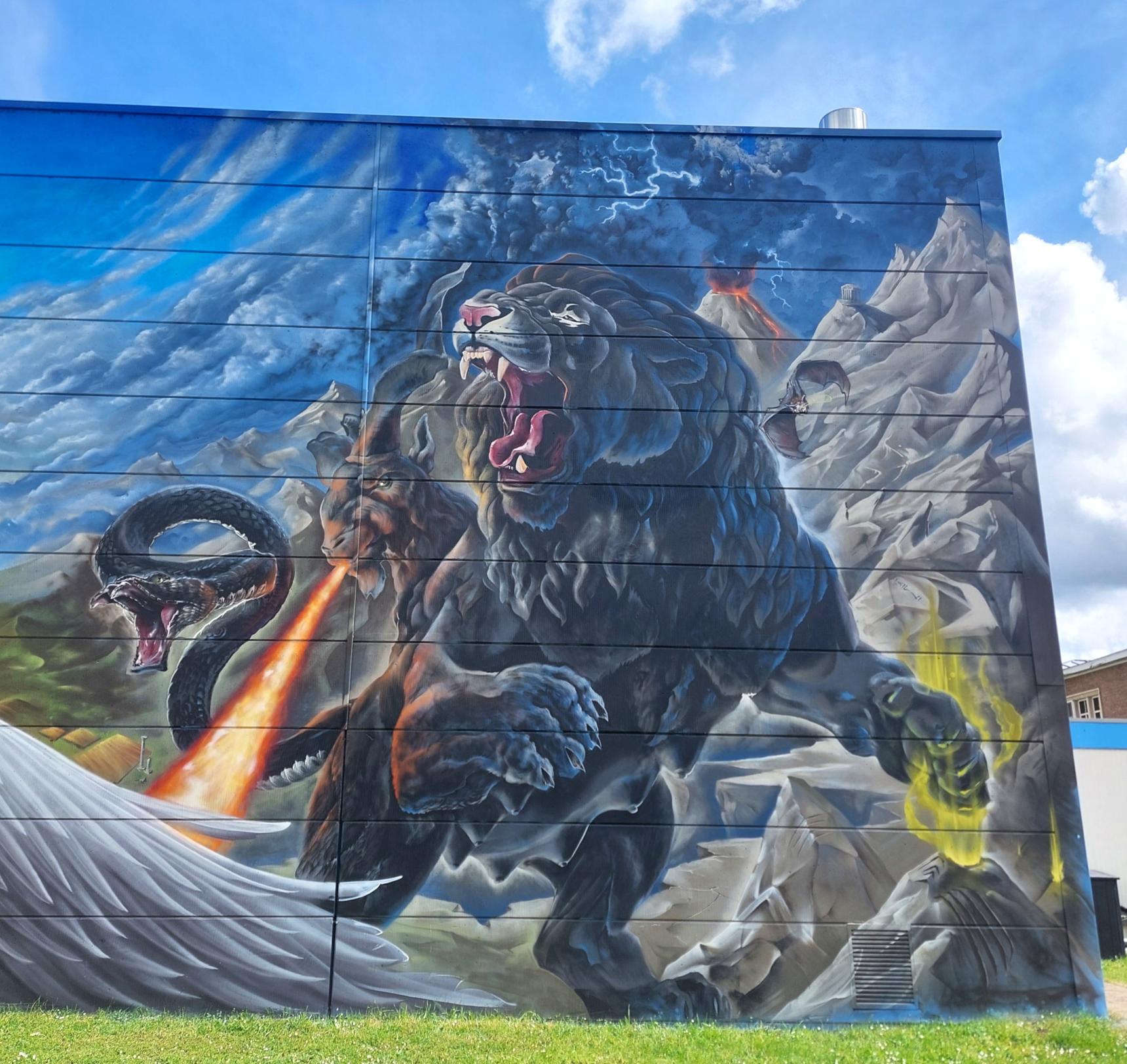 KIWI Wall Art, TUZQ, Cecko—Enantiodromia