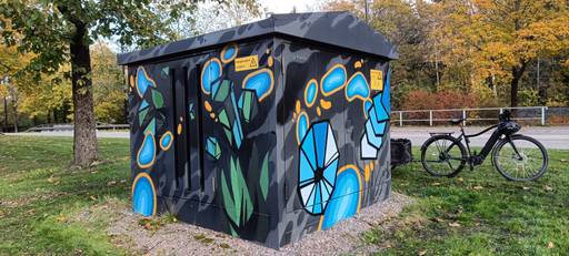 Electric box painting