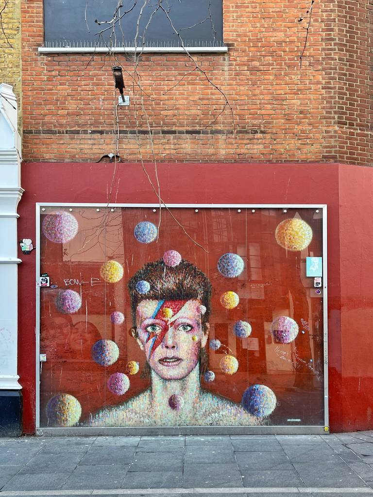 David Bowie mural by Jimmy C - Street Art Cities