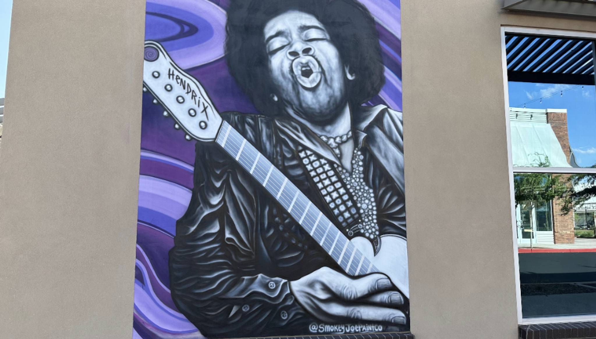 Joe Hunsaker&mdash;Jimi Hendrix Mural