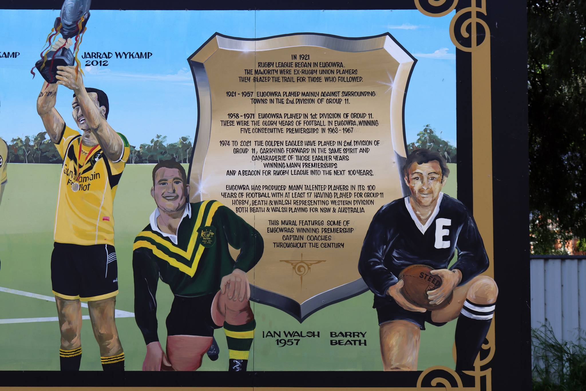 Peter Crossman, Arty Shaz, Marshall Dunn&mdash;Eugowra Rugby League Football Club