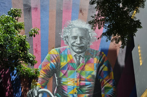 Albert Einstein, Ingenious is going by bike - 2015