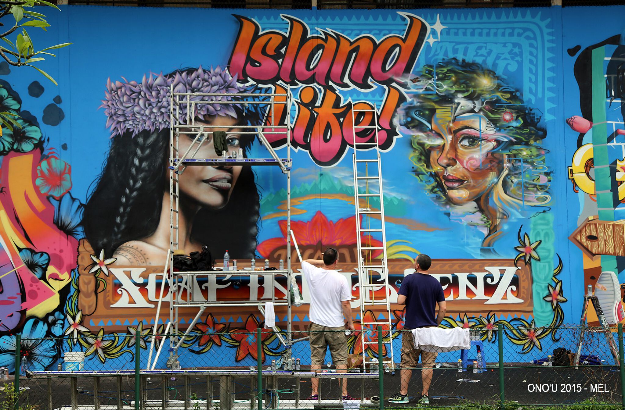 Scaf, Inkie, Mr Cenz&mdash;Scaf, Inkie and Mr. Cenz in Papeete