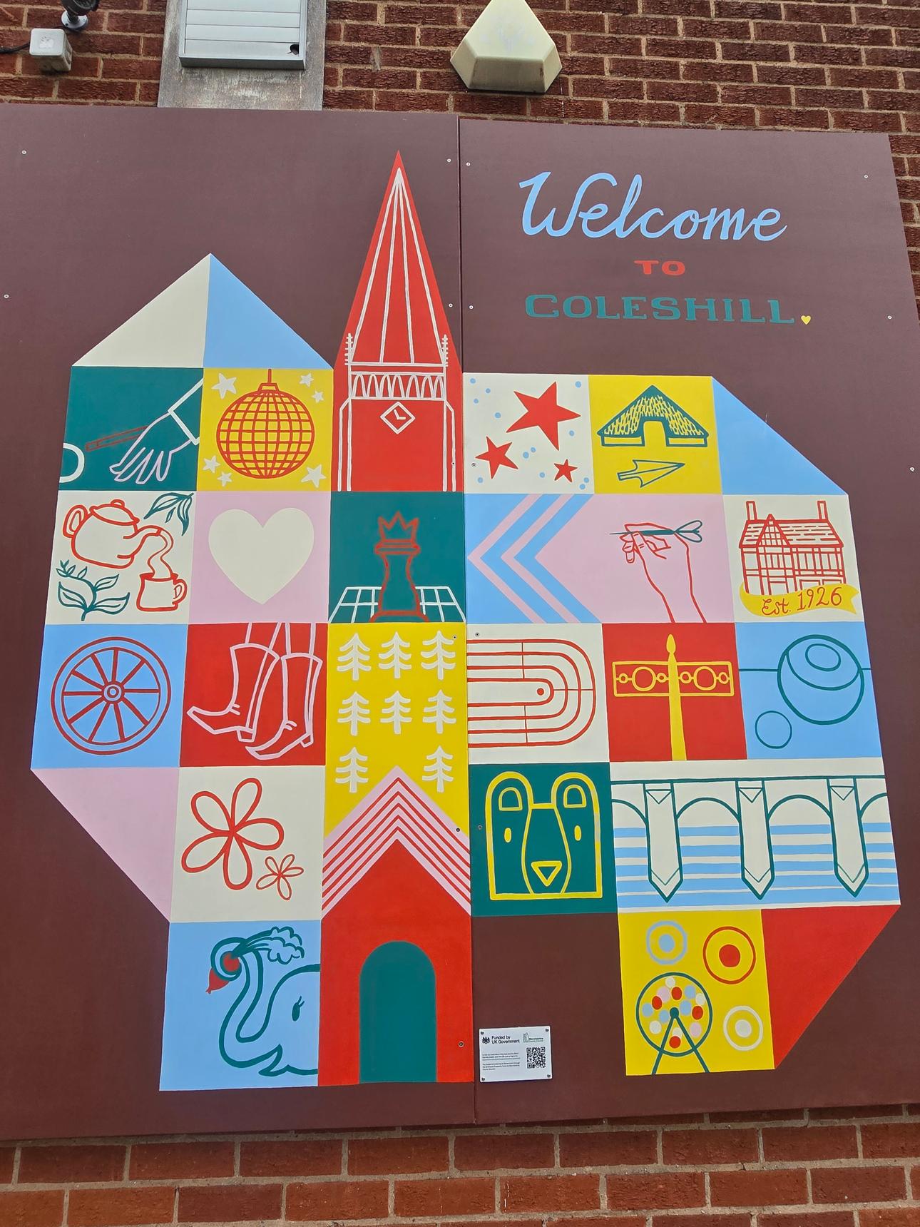 Michelle Abrahall—Coleshill Social Club Mural