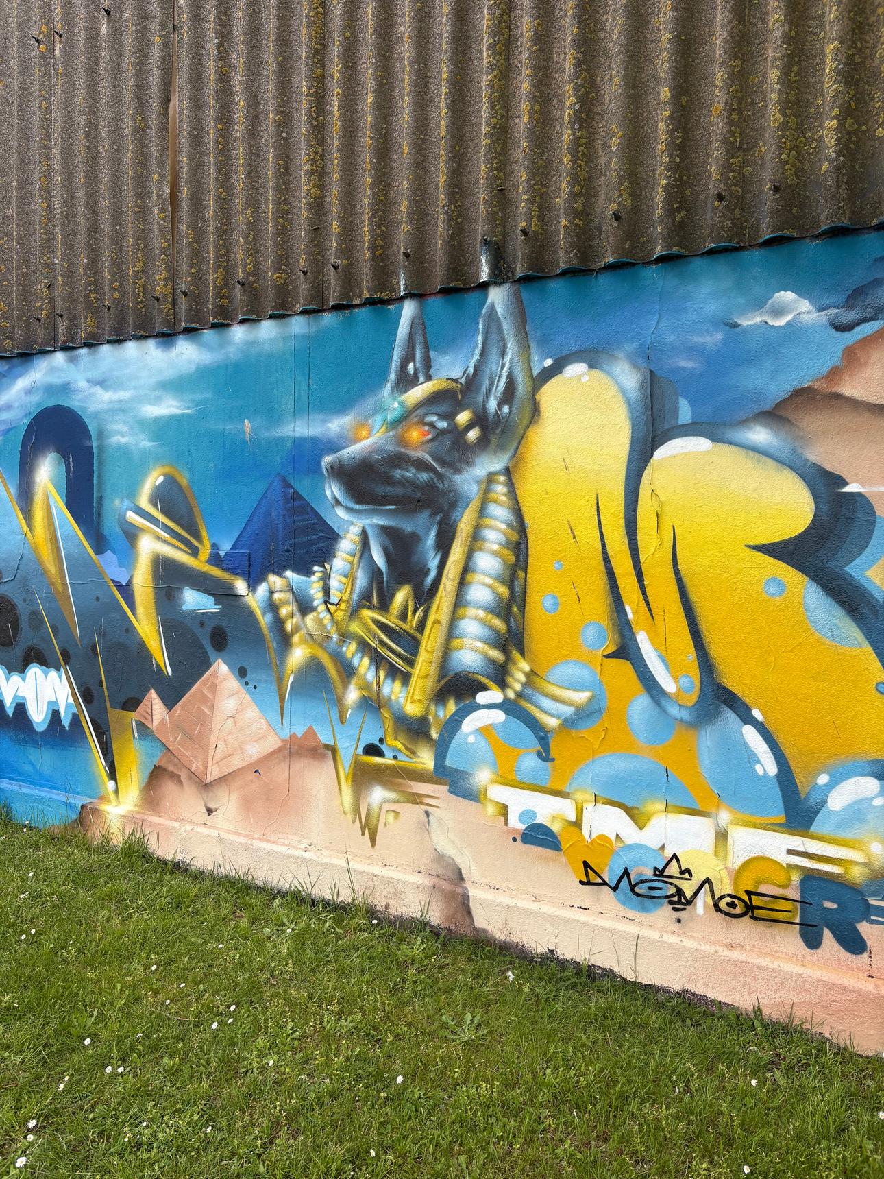 —Grafittiwand Oststr.