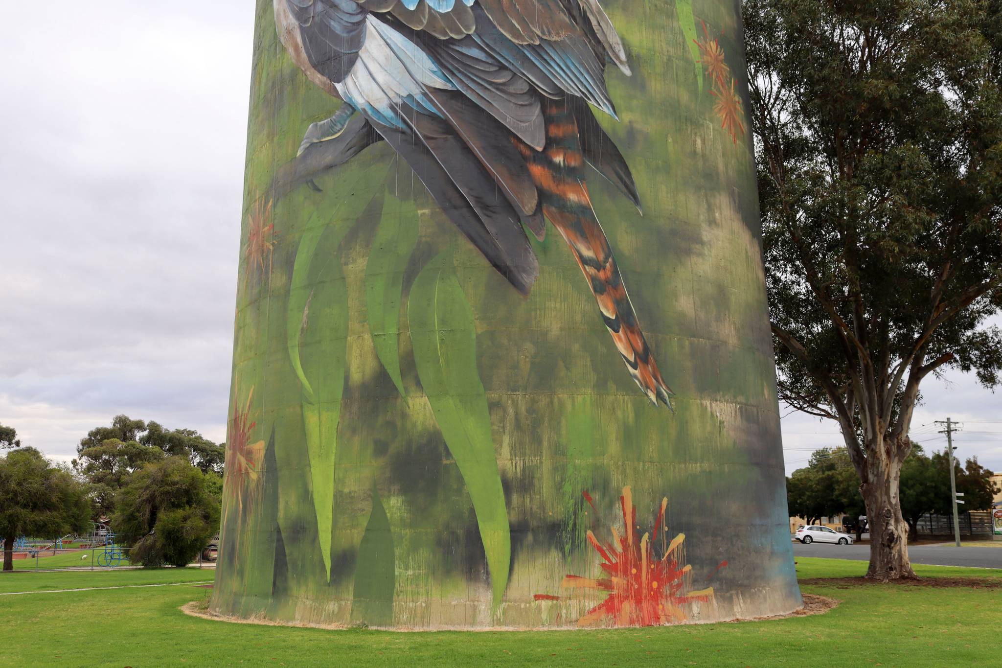 Cam Scale&mdash;Deniliquin Water Tower Mural