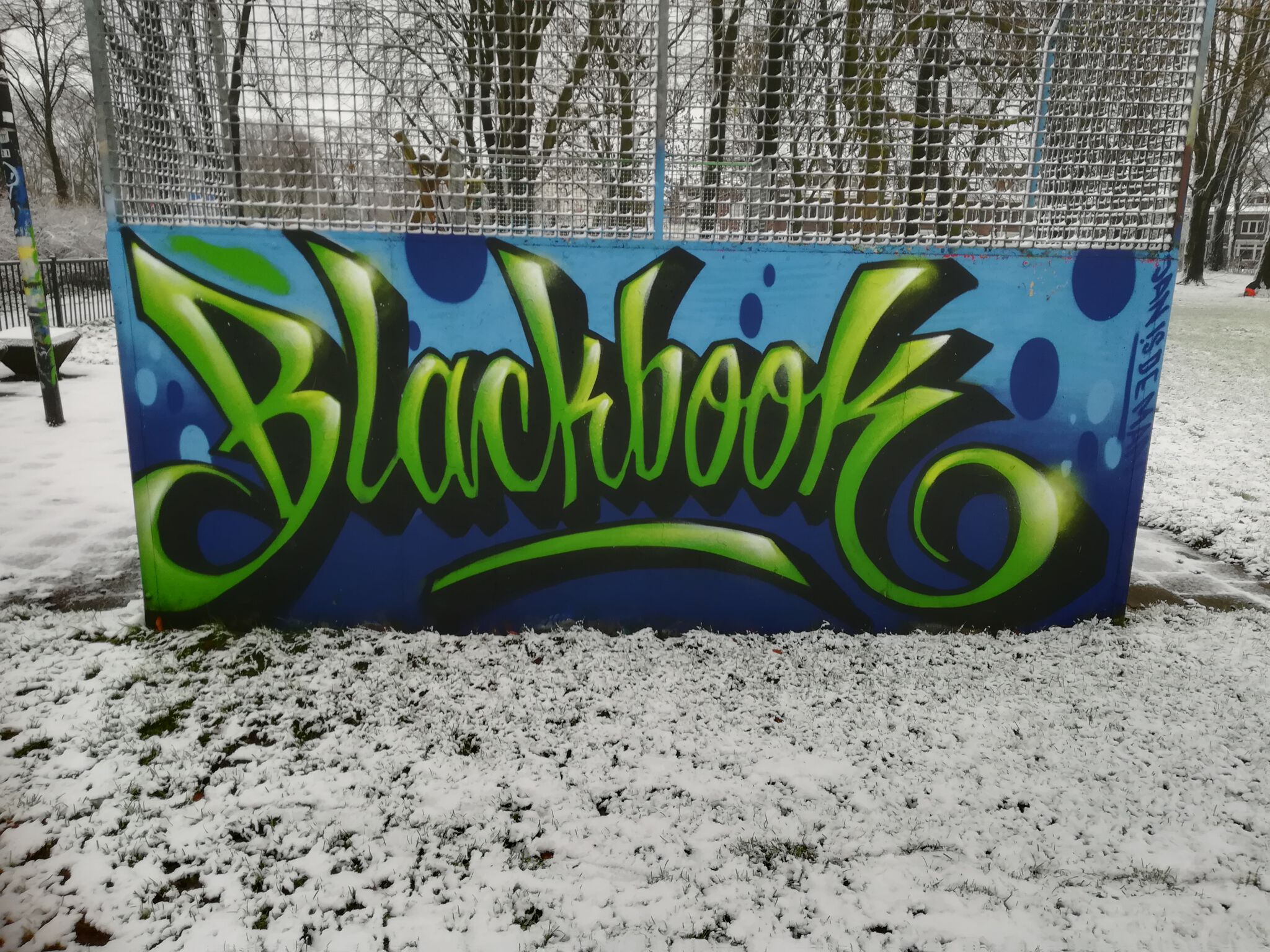 Verfdokter, Blackbook, deeffeed&mdash;Skatepark Majoor Bosshardt plantsoen 