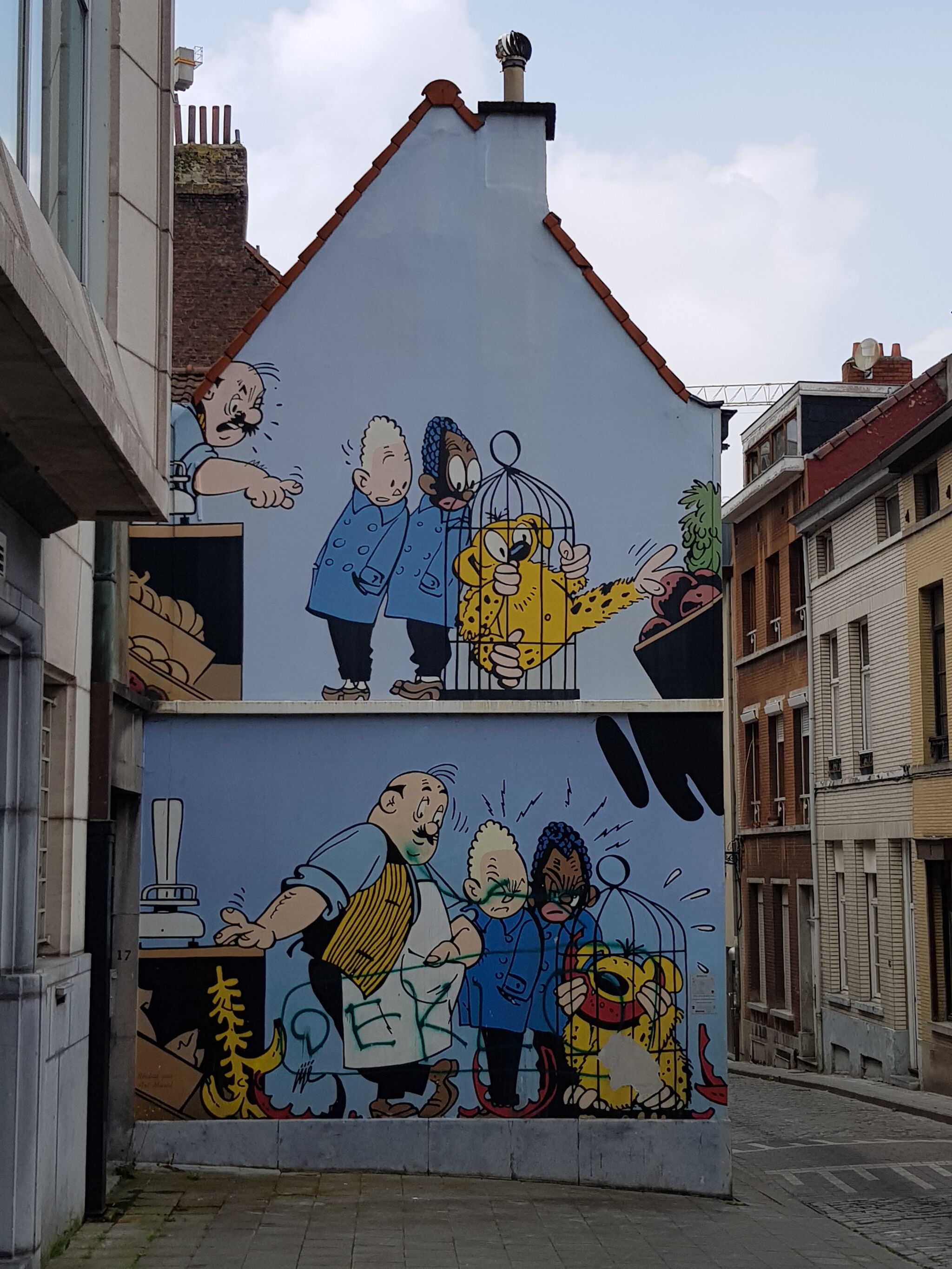 Jijé, Art Mural&mdash;Blondin & Cirage