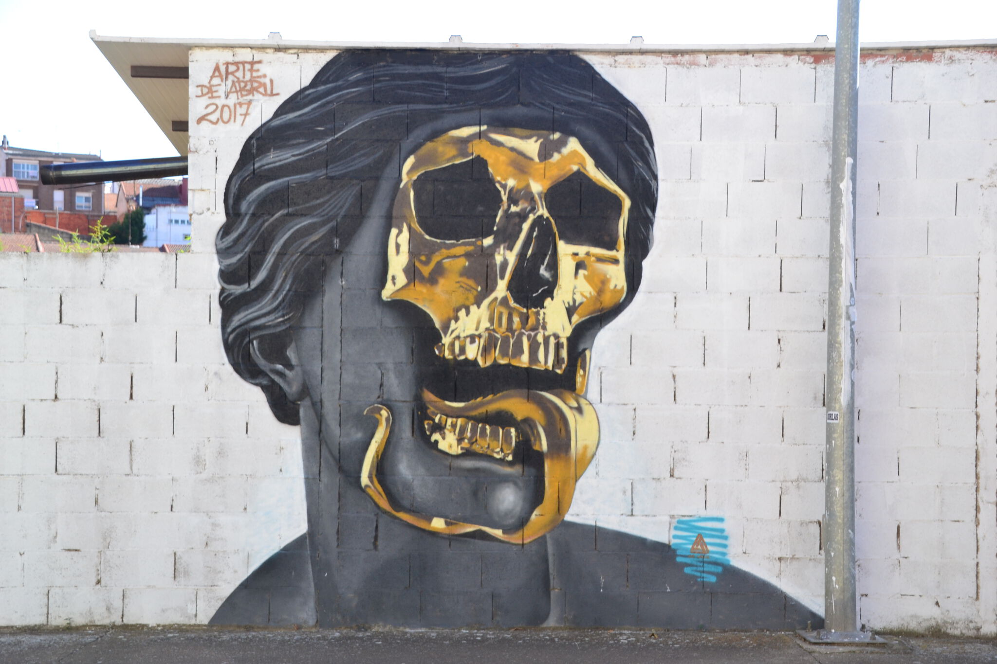 ArtedeAbril&mdash;Golden Skull