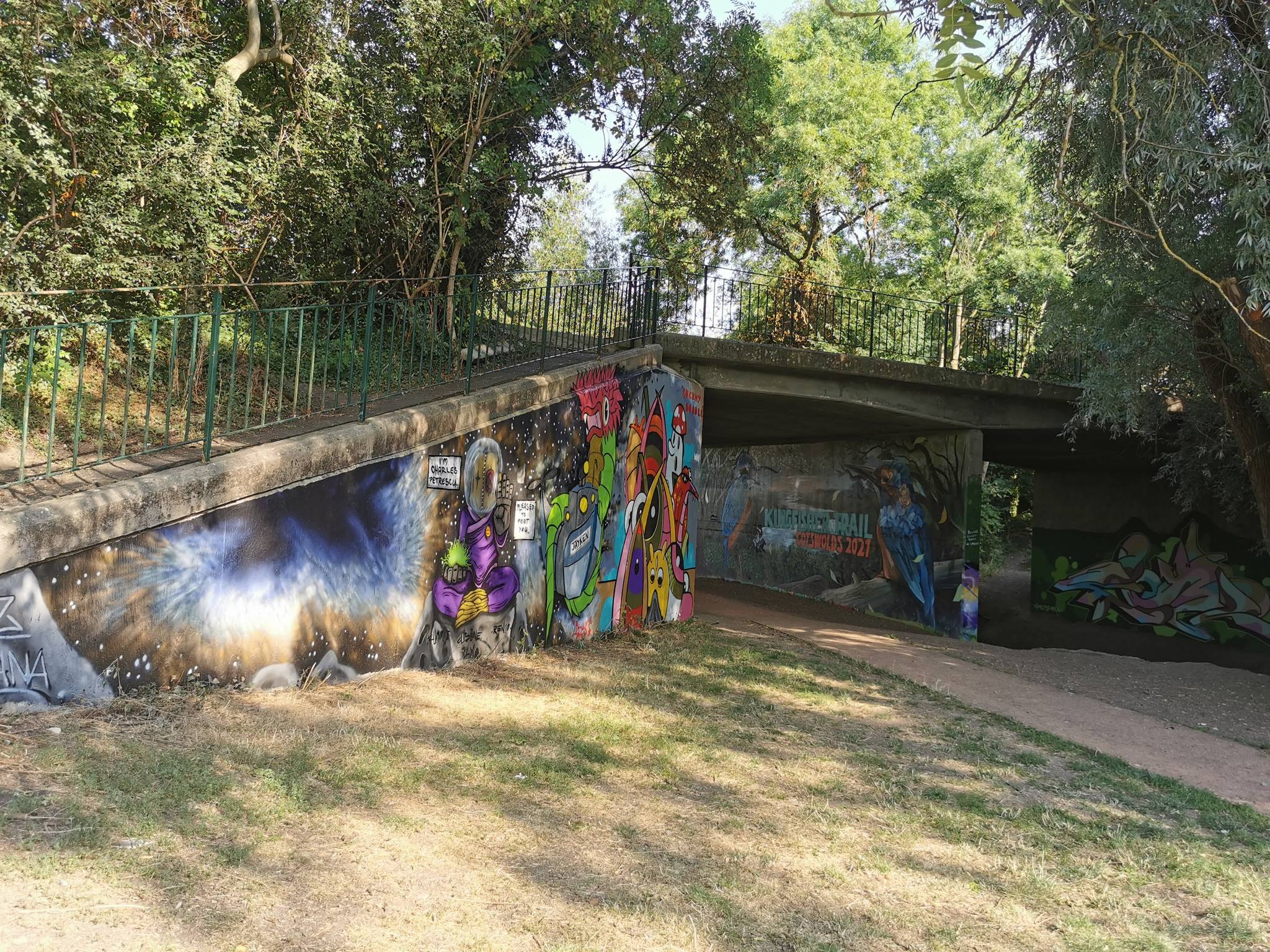 &mdash;Benhall Park (under the road bridge)