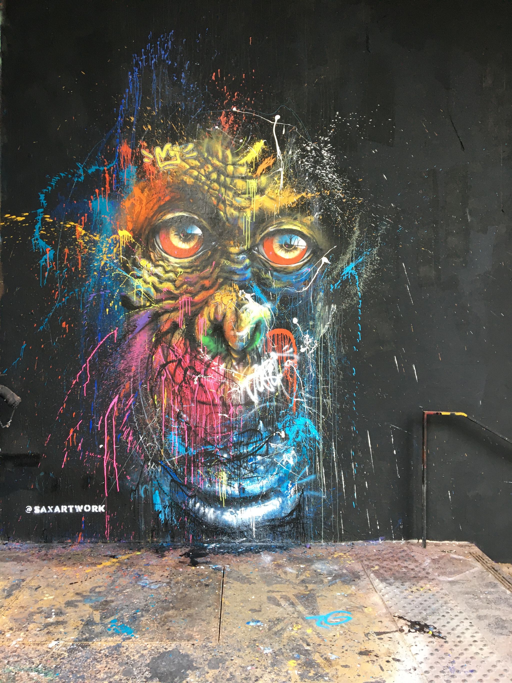 SAX aka Saxartwork&mdash;Urban monkey