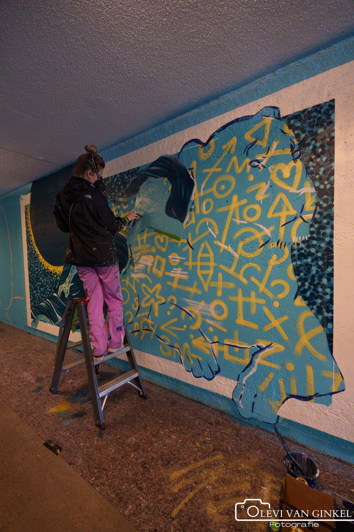 Zmaja, Marloes De Kiewit, Laxmi Manuela, Simian Switch, VAAF, Toscanabanana, Sokaris, Anouk Brand, Lucile Van Laecken, Rutger Termohlen, Sowet, Zark, Studio mutoni, Sasko, Kseniia Nel—Bospoorttunnel 'Wij eisen de nacht op'