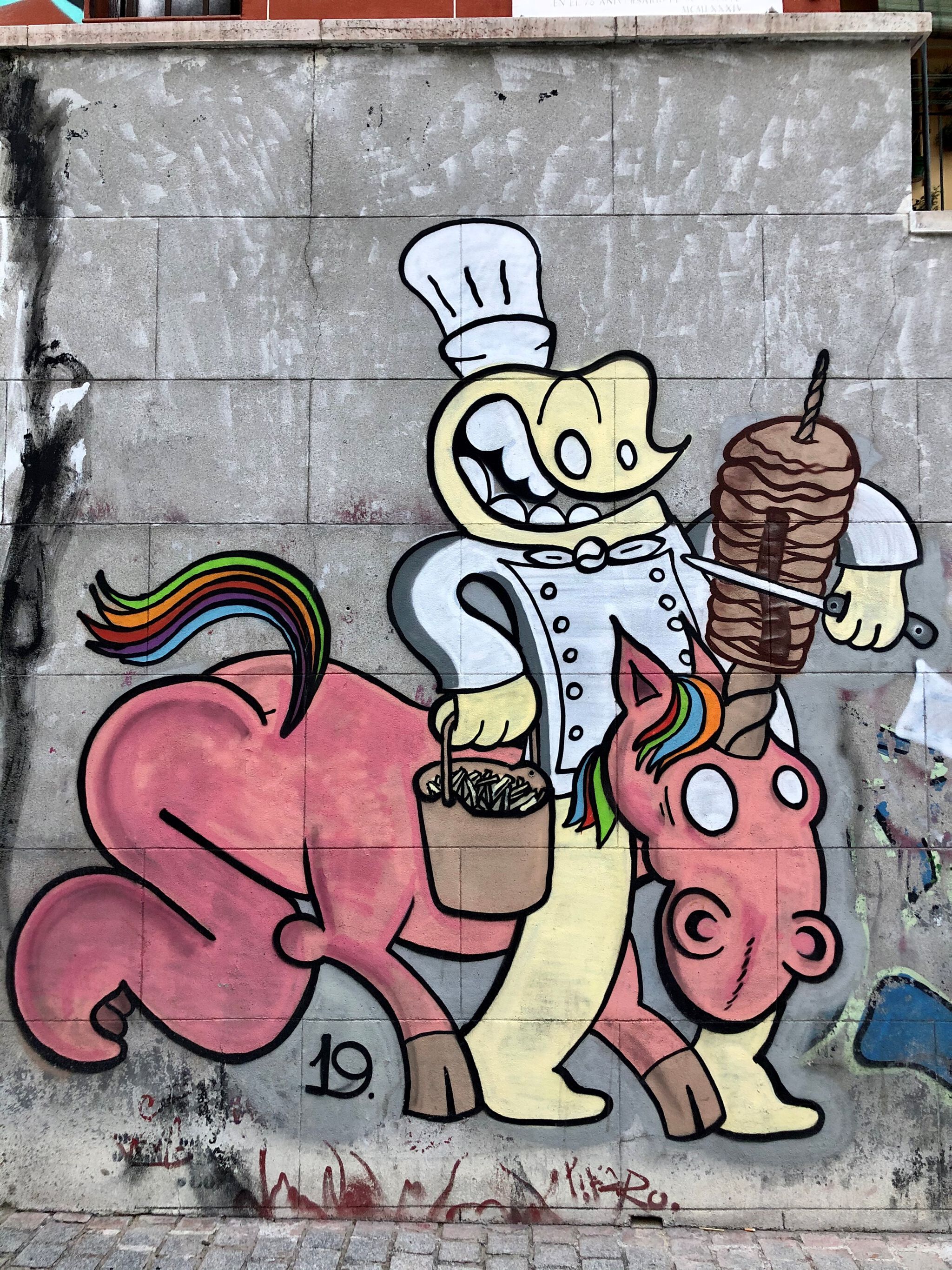 RBN Kunst&mdash;Rainbow Unicorn Kebab