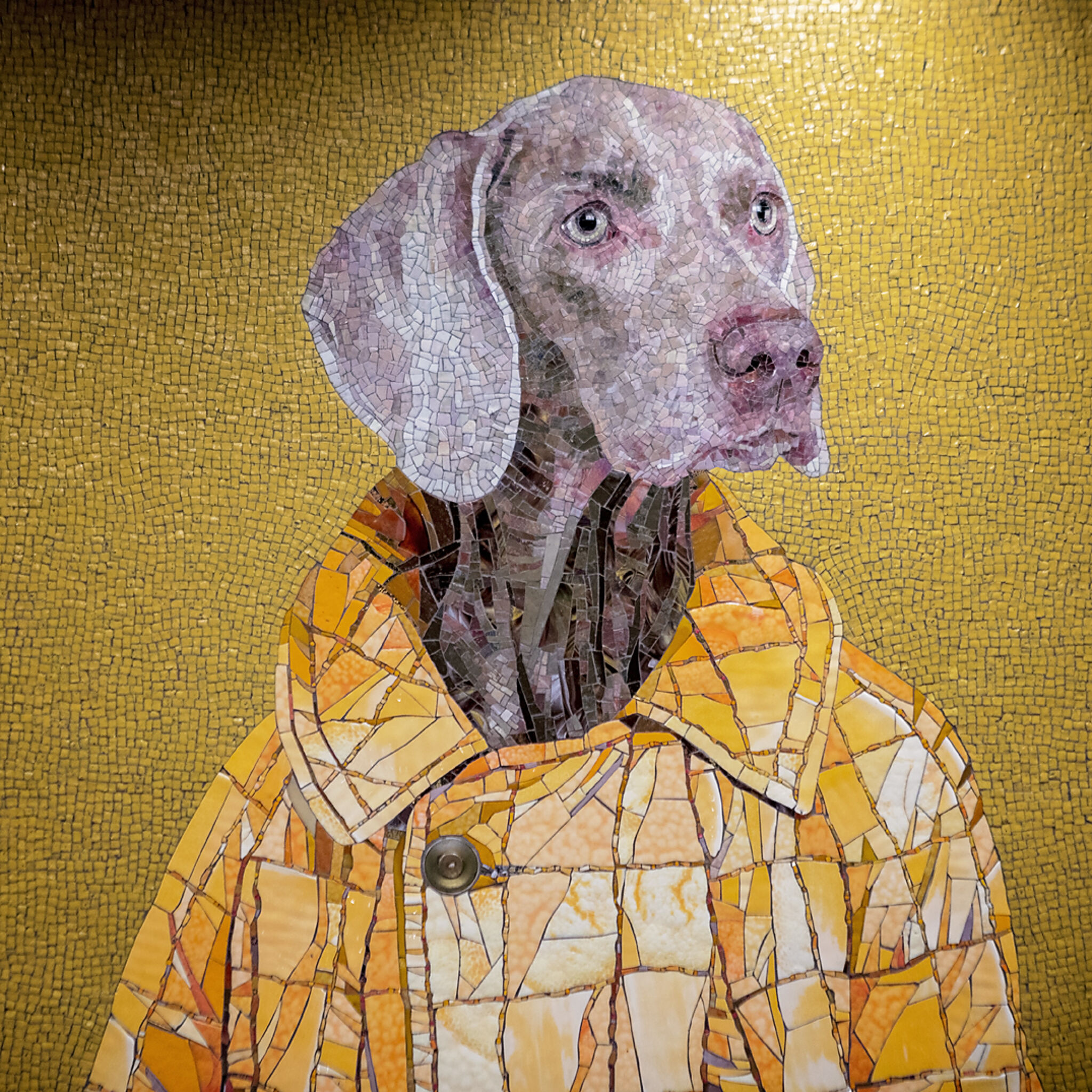 Mayer of Munich&mdash;William Wegman Mosaic Dogs