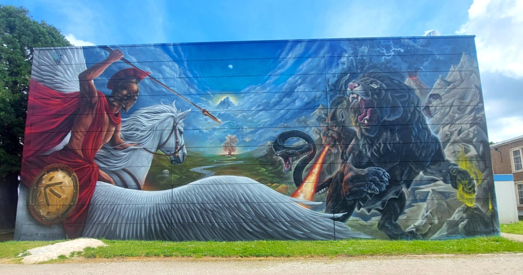 KIWI Wall Art, TUZQ, Cecko—Enantiodromia