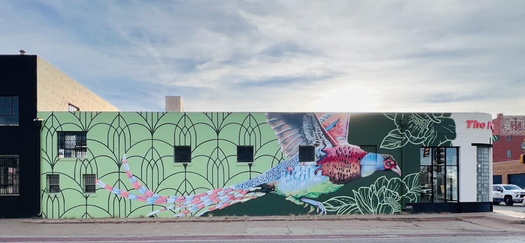Blank Spaces Murals—Pheasant Mural