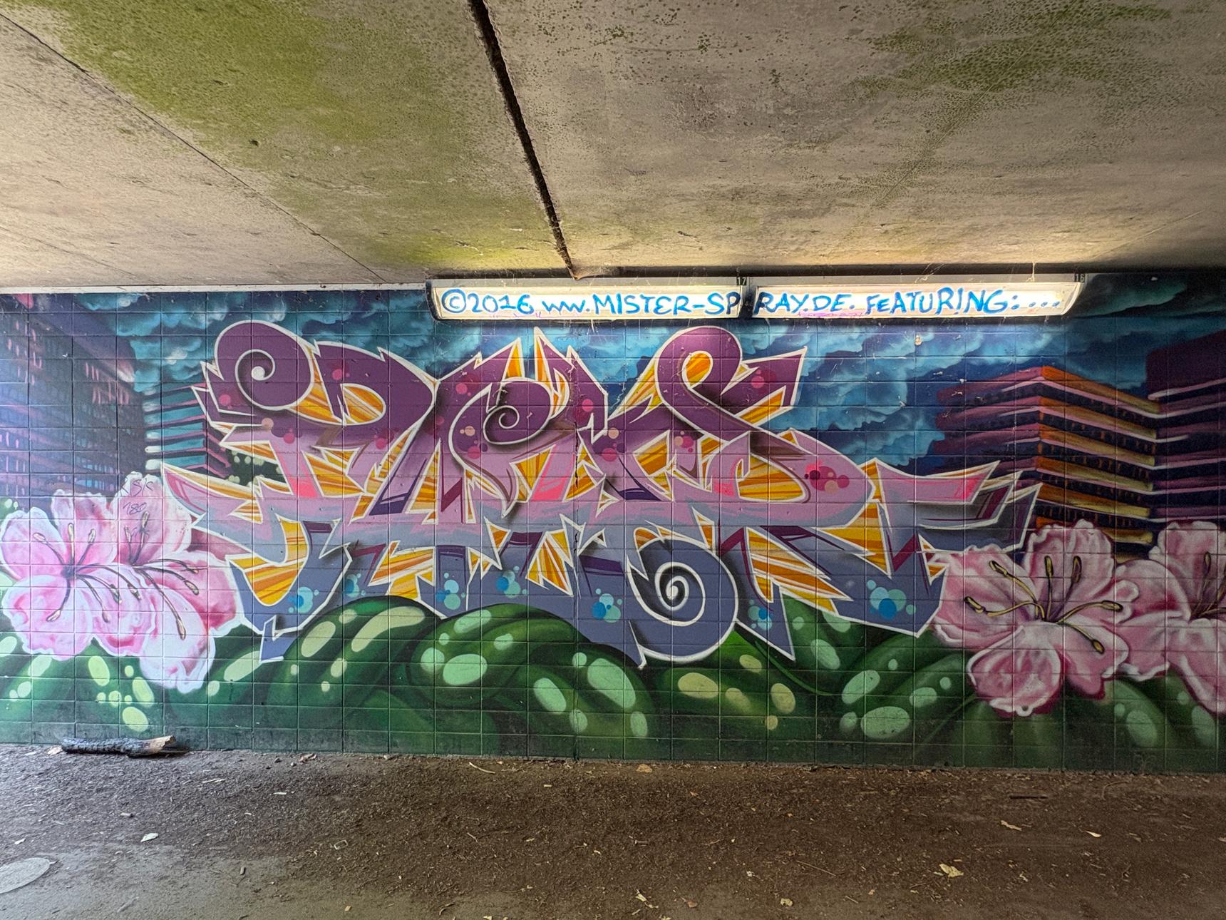 Wandgestalten, and others—Graffiti-Tunnel