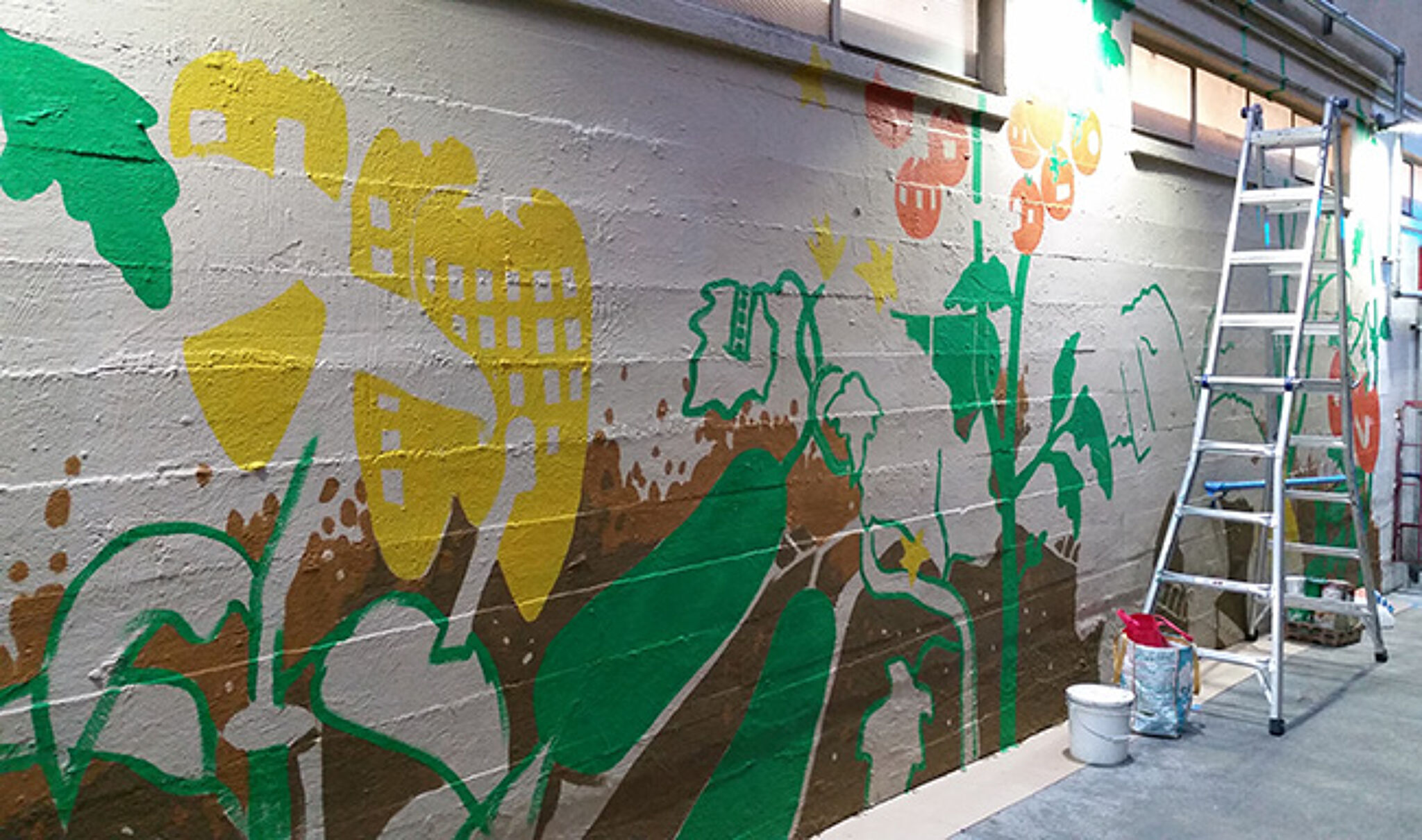 Nigel Sussman&mdash;Urban Garden Mural