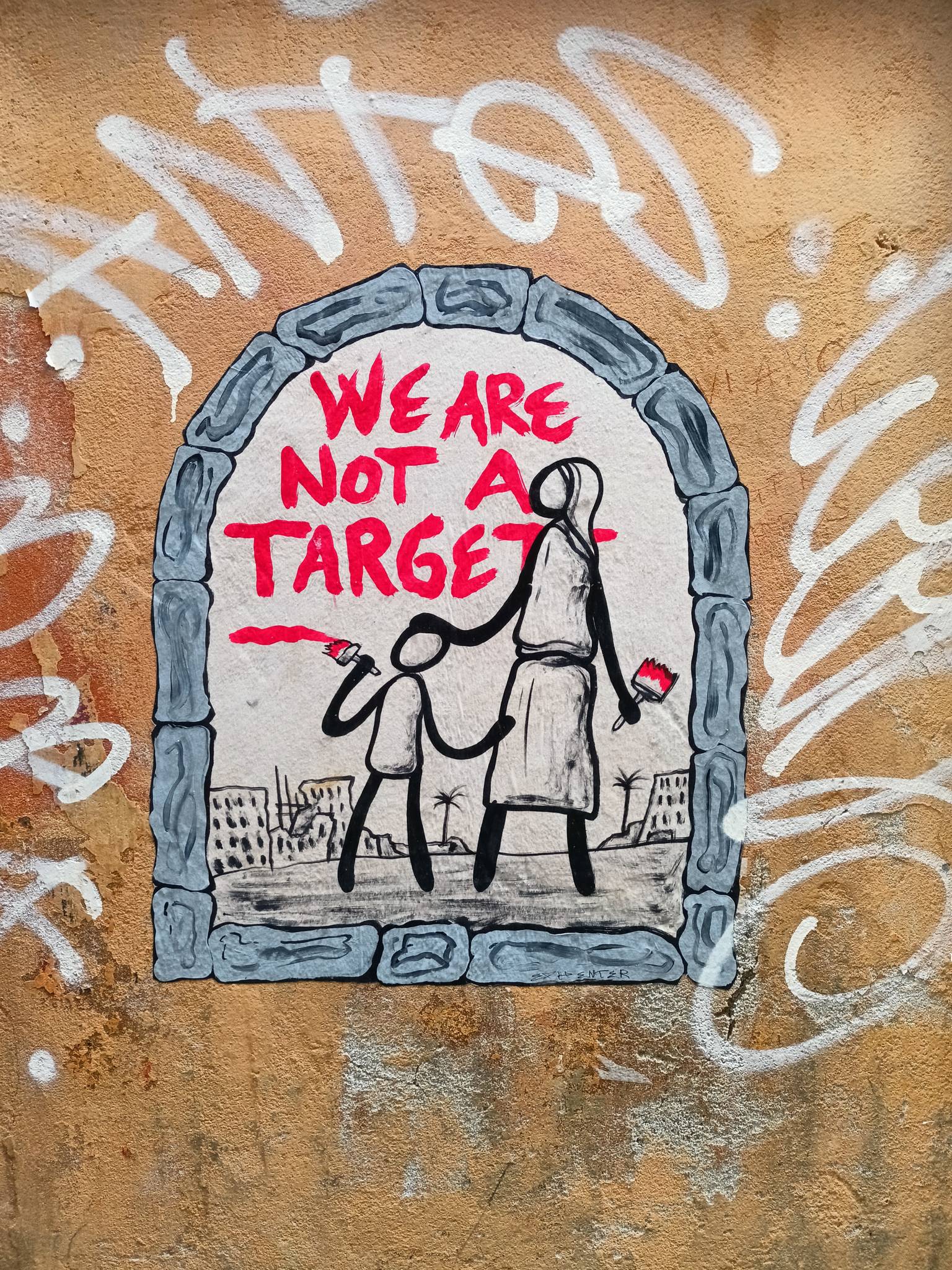 Exit Enter&mdash;We are not a target