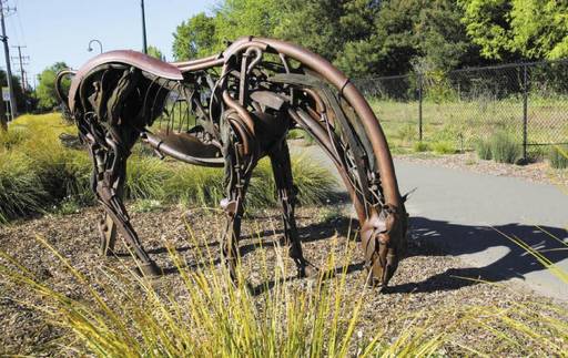 Grazing Horse