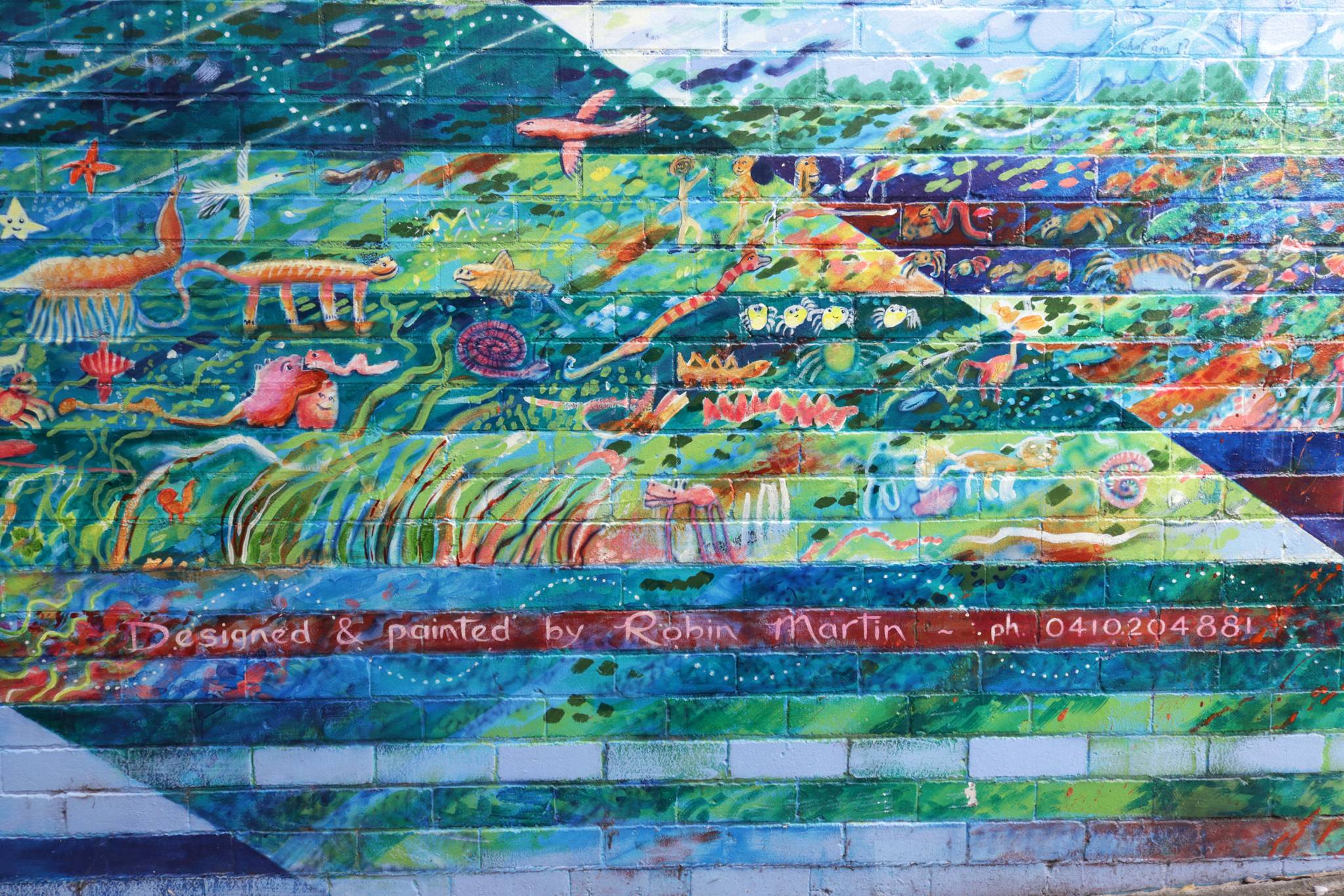 Robin Martin&mdash;Yagoona Station Mural