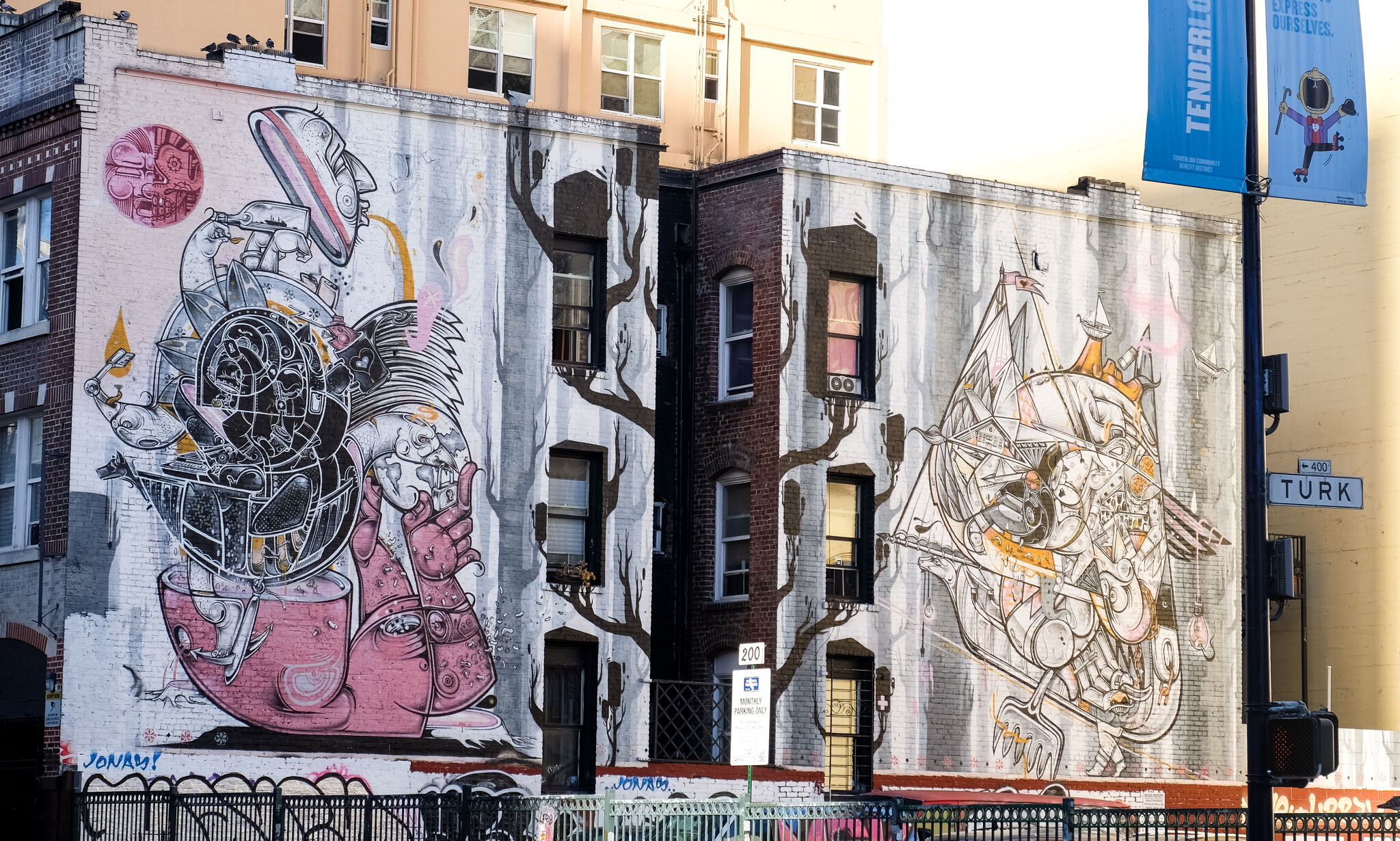 How & Nosm&mdash;Twin murals