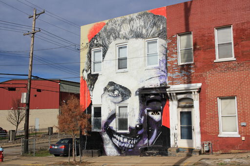 Joker House Mural