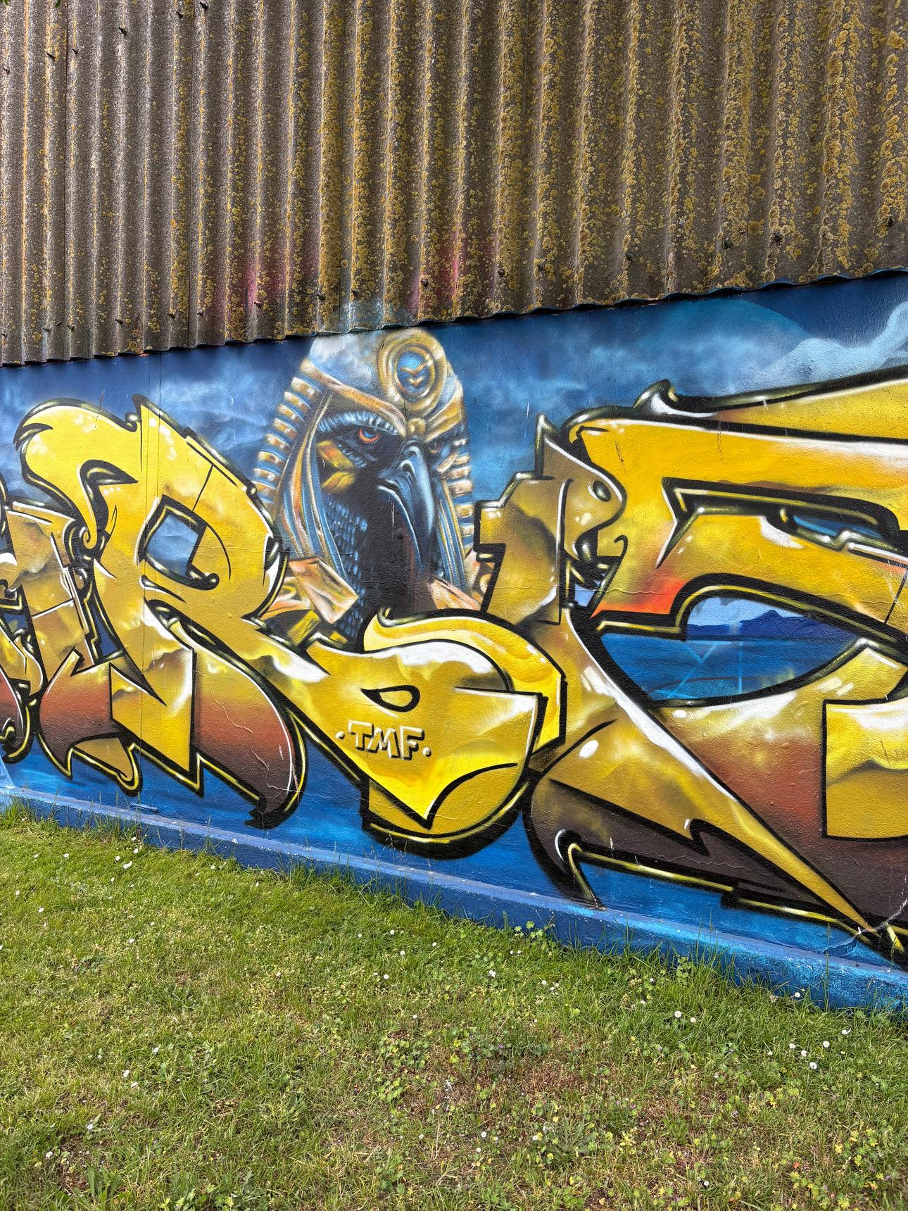 —Grafittiwand Oststr.