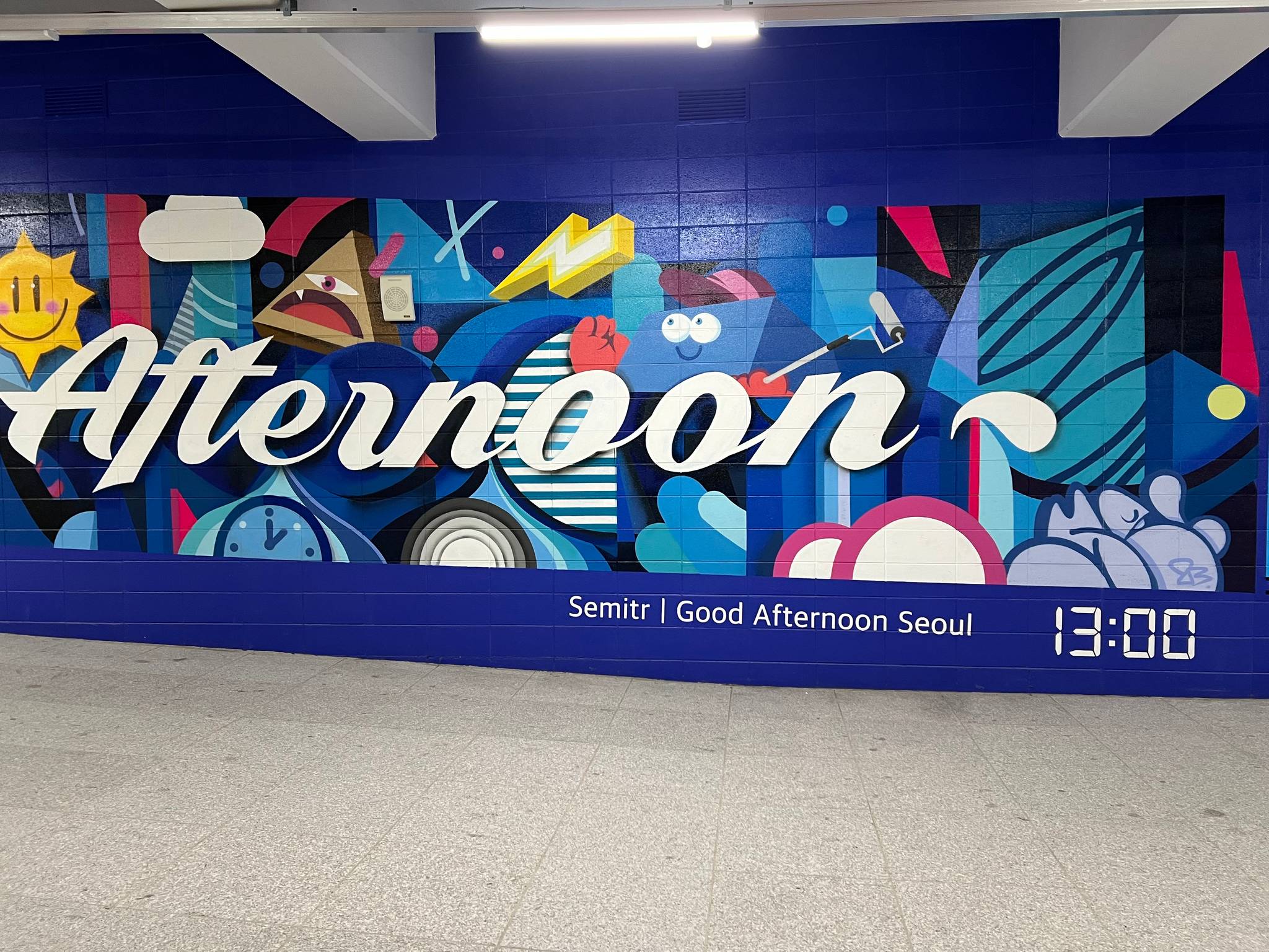 &mdash;Túnel mural art